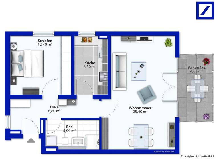 Wohnung zum Kauf 499.000 € 2 Zimmer 60 m² frei ab 01.04.2026 Neuried 82061