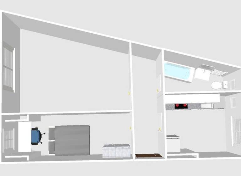Wohnung zur Miete - Erstbezug 849 € 2 Zimmer 50 m² EG Nauener Str. Spandau Berlin 13581