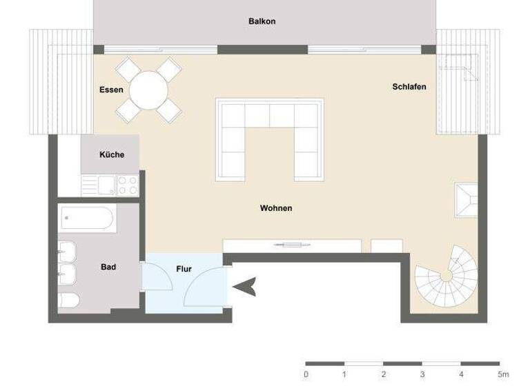 Maisonette zum Kauf 309.000 € 2 Zimmer 90 m² 3. Geschoss Opladen Leverkusen / Opladen 51379