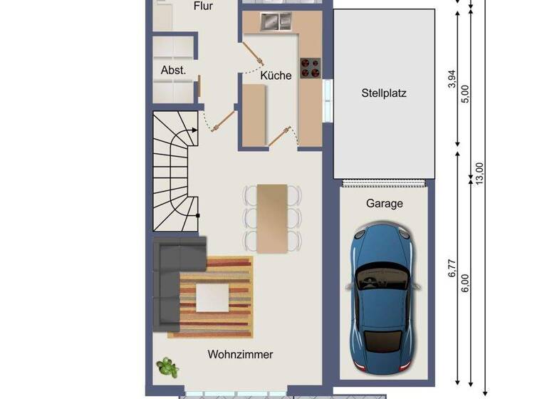 Doppelhaushälfte zum Kauf - Erstbezug provisionsfrei 840.000 € 5 Zimmer 167 m² 200 m² Grundstück Weilheim 82362