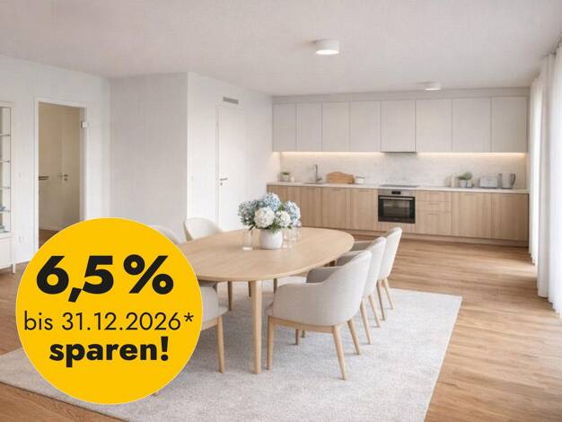 Wohnung zum Kauf - Erstbezug provisionsfrei 727.900 € 3 Zimmer 96,9 m² 4. Geschoss Hildegard-Knef-Straße 101 Heerdt Düsseldorf 40549