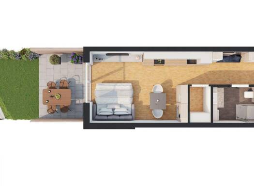 Studio zum Kauf - Erstbezug provisionsfrei 195.000 € 1 Zimmer 34,3 m² 1. Geschoss Lehn 17 Längenfeld 6444