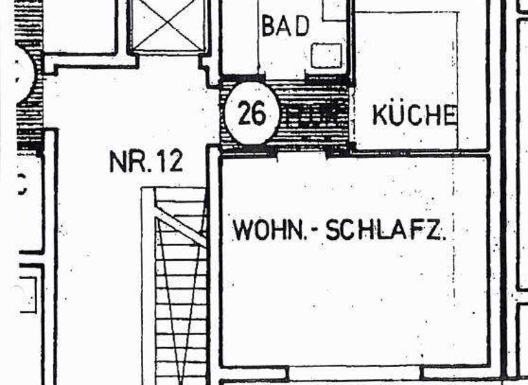 Studio zum Kauf 95.000 € 1 Zimmer 31 m² 2. Geschoss Nordstadt Pforzheim 75177