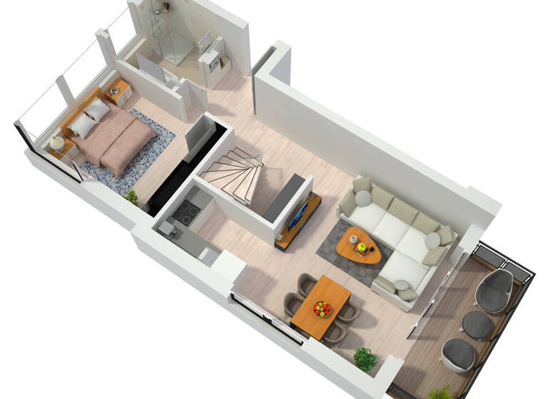 Maisonette zum Kauf - Erstbezug provisionsfrei 490.320 € 3 Zimmer 61,3 m² Grüne Siedlung 5 Zingst 18374