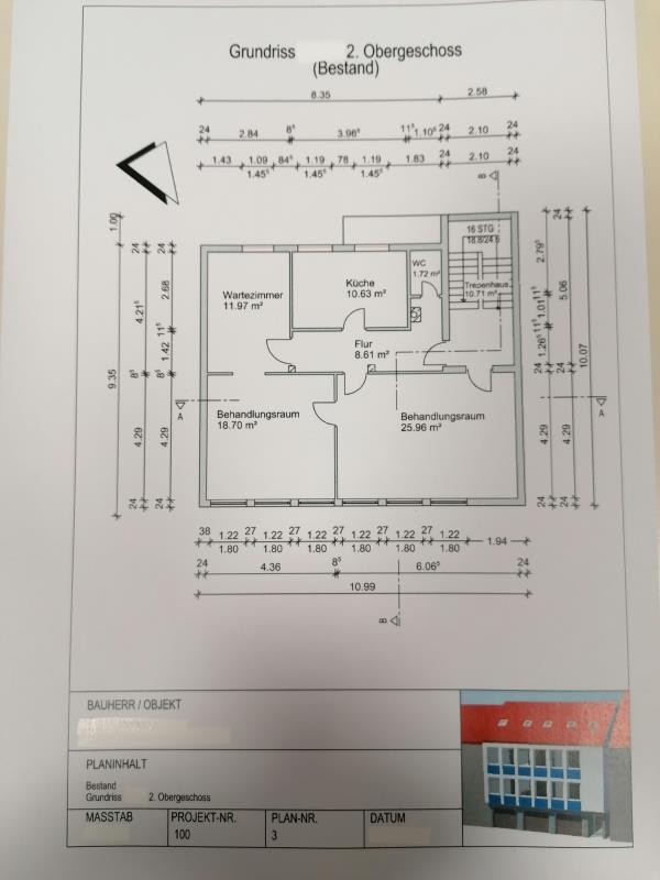 Büro-/Praxisfläche zur Miete 900 € 4 Zimmer 76 m²<br/>Bürofläche Zentrum Reutlingen 72764