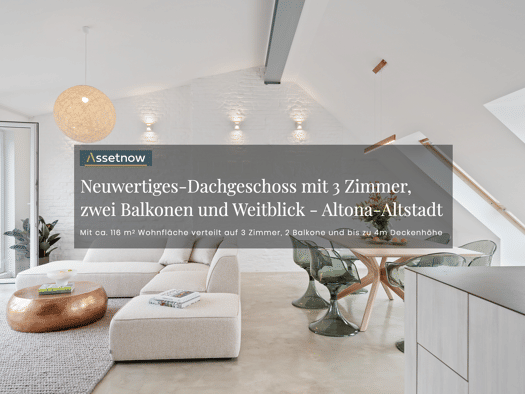 Wohnung zum Kauf - Erstbezug 1.150.000 € 3 Zimmer 116 m² 4. Geschoss Altona-Altstadt Altona 22767