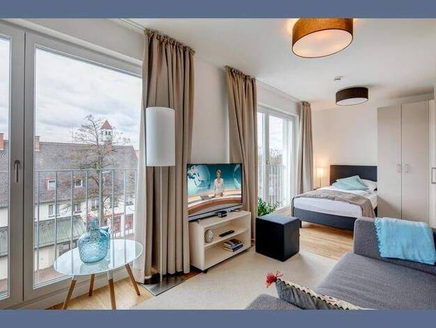 Wohnung zur Miete Wohnen auf Zeit 1.450 € 1 Zimmer 28 m² frei ab 01.02.2026 Milbertshofen-Am Hart München 80937