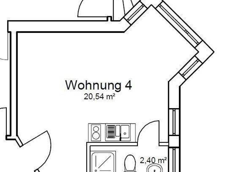 Studio zur Miete 620 € 1 Zimmer 22,9 m² frei ab 01.05.2026 Buxtehude 21614