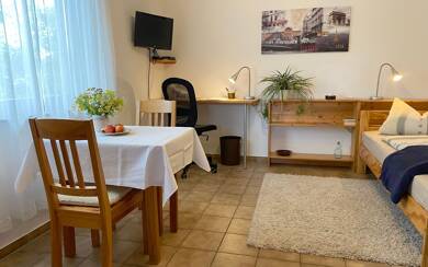 Wohnung zur Miete Wohnen auf Zeit 790 € 1 Zimmer 28 m² frei ab 31.12.2025 Pfullinger Weg 0 Eltingen Leonberg 71229