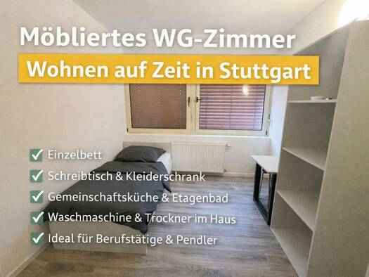 WG-Zimmer zur Miete auf Zeit 580 € 13 m² frei ab 31.12.2026 Hedelfinger Straße Wangen Wangen 70327