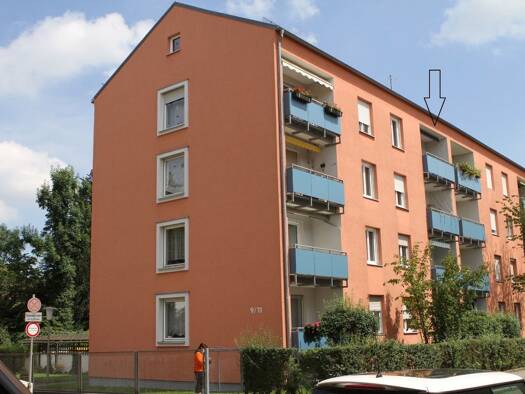 Wohnung zur Miete 750 € 1 Zimmer 38 m² Geschoss 3/4 frei ab 15.10.2026 Friedrich-List-Straße 11 Innenstadt Augsburg 86153