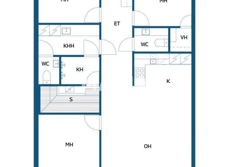 Doppelhaushälfte zum Kauf 309.000 € 4 Zimmer 98 m² 864 m² Grundstück Planeetankatu 5 Nokia 37140