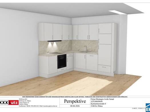 Wohnung zur Miete 669 € 2 Zimmer 34,7 m² 1. Geschoss Kantnergasse Floridsdorf 1210