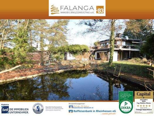 Villa zum Kauf 1.225.000 € 7 Zimmer 237,6 m² 1.590 m² Grundstück Budenheim 55257