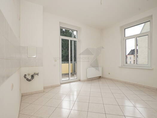 Wohnung zur Miete 399 € 2 Zimmer 60,1 m² 2. Geschoss Friedrich-Engels-Straße 26 Pölbitz Zwickau 08058