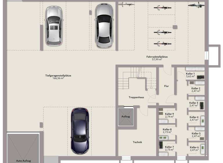Wohnung zum Kauf 495.000 € 2 Zimmer 56,3 m²<br/>Wohnfläche Altstadt Konstanz 78462