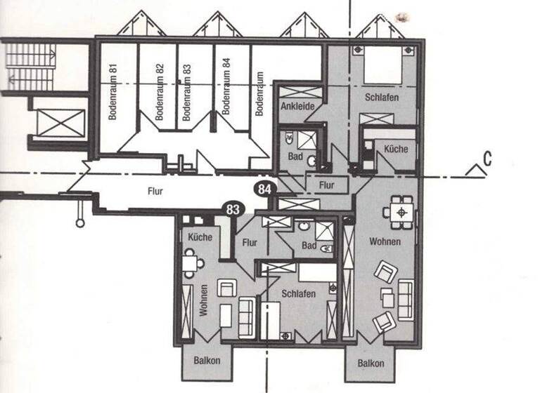 Wohnung zum Kauf 250.000 € 2 Zimmer 79,8 m² Oeslau Rödental 96472