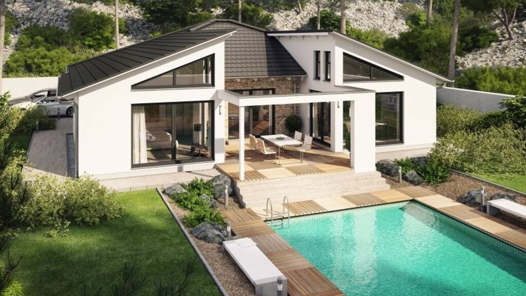 Bungalow zum Kauf provisionsfrei 690.000 € 4 Zimmer 147 m² 607 m² Grundstück Goßmannsdorf Ochsenfurt 97199