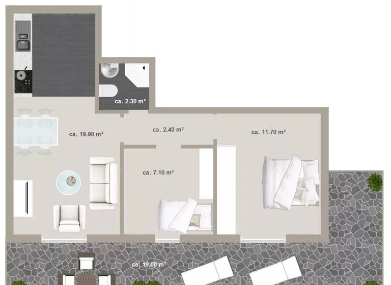 Wohnung zum Kauf 978.000 € 3 Zimmer 62 m² 1. Geschoss Wolkenstein in Gröden 39048