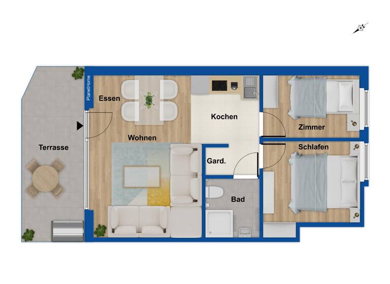 Wohnung zum Kauf 167.000 € 3 Zimmer 39 m²<br/>Wohnfläche Friedrichskoog 25718