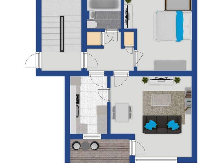 Wohnung zum Kauf 99.000 € 2 Zimmer 55,3 m² Westerstede 26655