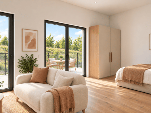 Wohnung zum Kauf - Neubau provisionsfrei 292.284 € 1 Zimmer 43,3 m² Geschoss 1/4 Lange Straße 13 Neckarhausen Nürtingen 72622