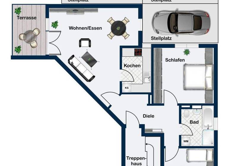 Wohnung zum Kauf 210.000 € 3 Zimmer 70 m² Gaggenau 76571