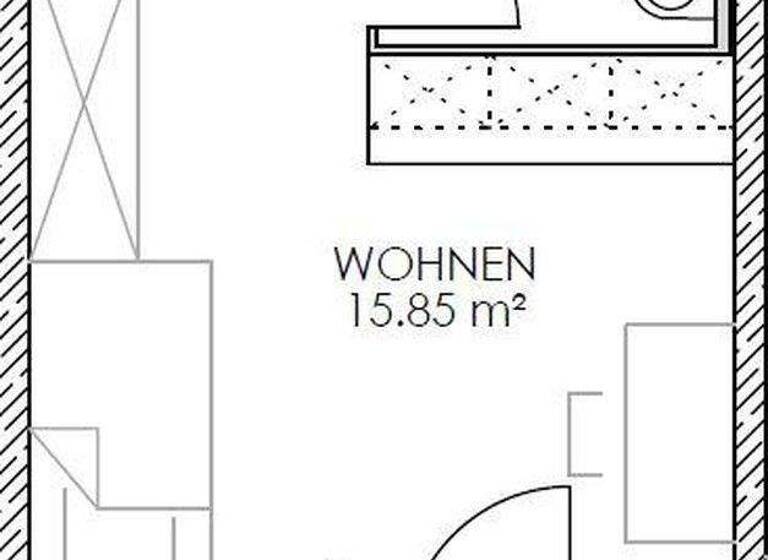 Studio zur Miete 550 € 1 Zimmer 21 m² Enzensbergerstr. 8 Markt Schwaben 85570