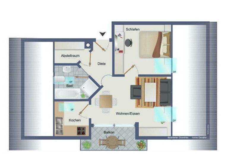 Wohnung zum Kauf 140.000 € 2 Zimmer 40 m² Obernburg Obernburg am Main 63785