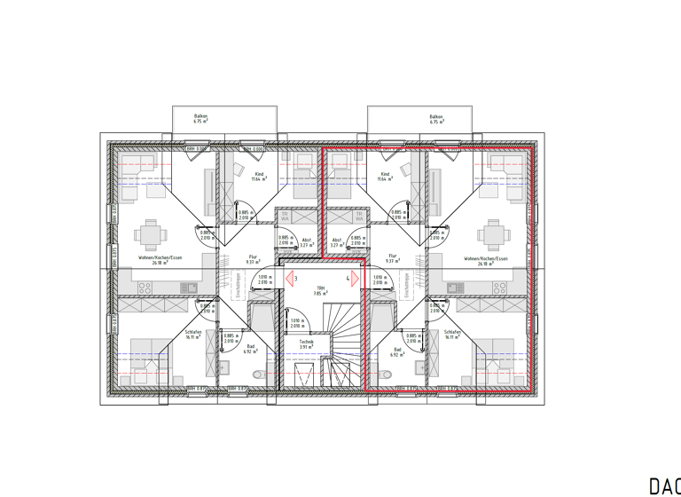 Wohnung zum Kauf provisionsfrei 222.900 € 3 Zimmer 72 m²<br/>Wohnfläche Dachgeschoss<br/>Geschoss Ostrhauderfehn Ostrhauderfehn 26842