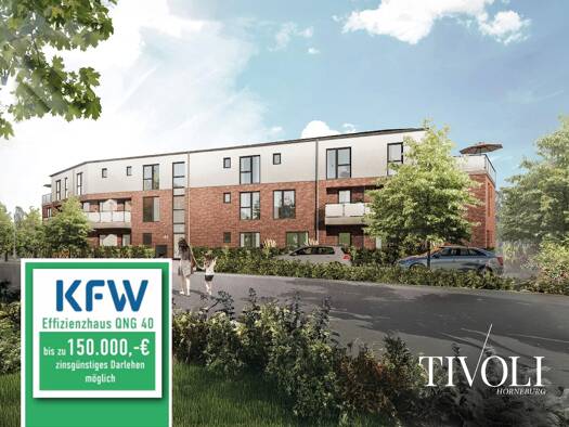 Wohnung zum Kauf - Erstbezug provisionsfrei 253.900 € 2 Zimmer 52,6 m² 1. Geschoss Horneburg 21640