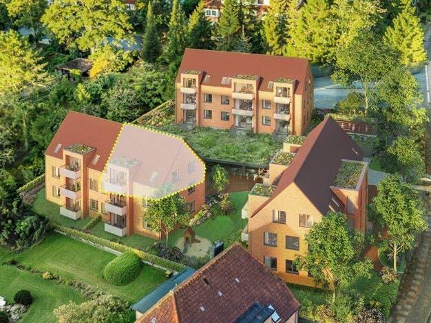Wohnung zum Kauf - Neubau provisionsfrei 518.000 € 3 Zimmer 80,4 m² 2. Geschoss Domstag 27 Eckernförde 24340