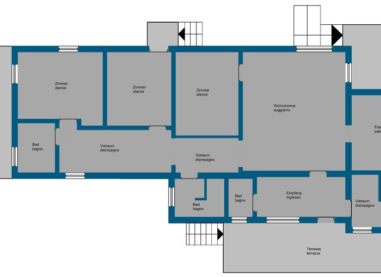 Doppelhaushälfte zum Kauf 640.000 € 3 Zimmer 220 m² 1.000 m² Grundstück frei ab sofort Camaiore