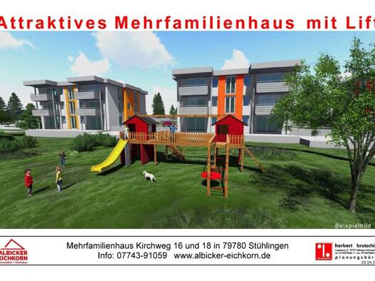 Wohnung zum Kauf provisionsfrei 365.400 € 3 Zimmer 87 m² Kirchweg 18 Stühlingen 79780