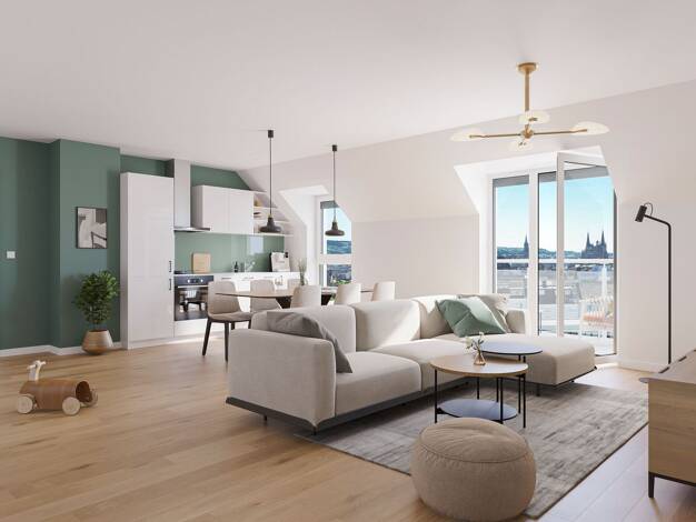 Wohnung zum Kauf - Neubau provisionsfrei 489.900 € 3 Zimmer 87,4 m² Gasborn 5 /7 Aachen Aachen - Mitte 52062