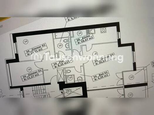 Wohnung zur Miete Tauschwohnung 980 € 3 Zimmer 86 m² 1. Geschoss Westend Charlottenburg-Wilmersdorf 10707