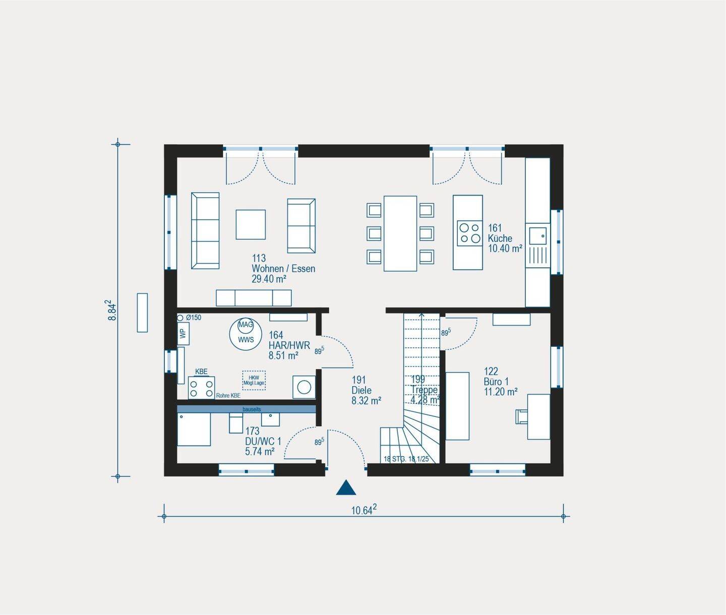 Immobilie in Rentweinsdorf - Ihr individuelles Einfamilienhaus in Rentweinsdorf - Flexibel geplant, nachhaltig gebaut - Bild 2