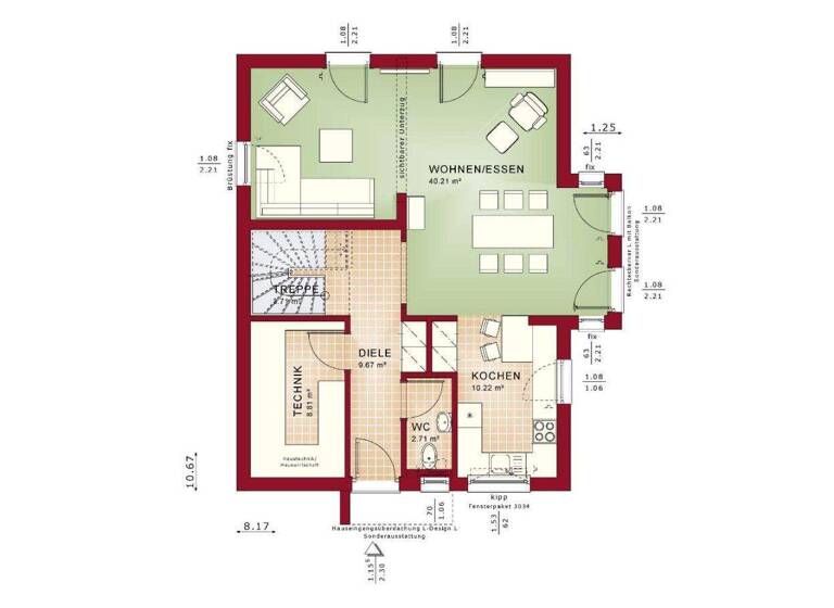 Einfamilienhaus zum Kauf provisionsfrei 484.261 € 4 Zimmer 145 m² 636 m² Grundstück Waldrach 54320
