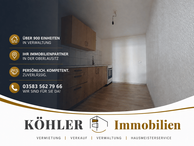 Wohnung zur Miete 230 € 2 Zimmer 55 m² 2. Geschoss frei ab sofort Frauenstraße 15 Zittau Zittau 02763