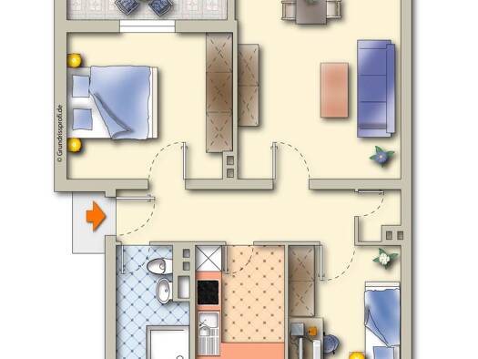 Wohnung zur Miete 549 € 3 Zimmer 68 m² Meisenweg 11 Breloh Munster 29633