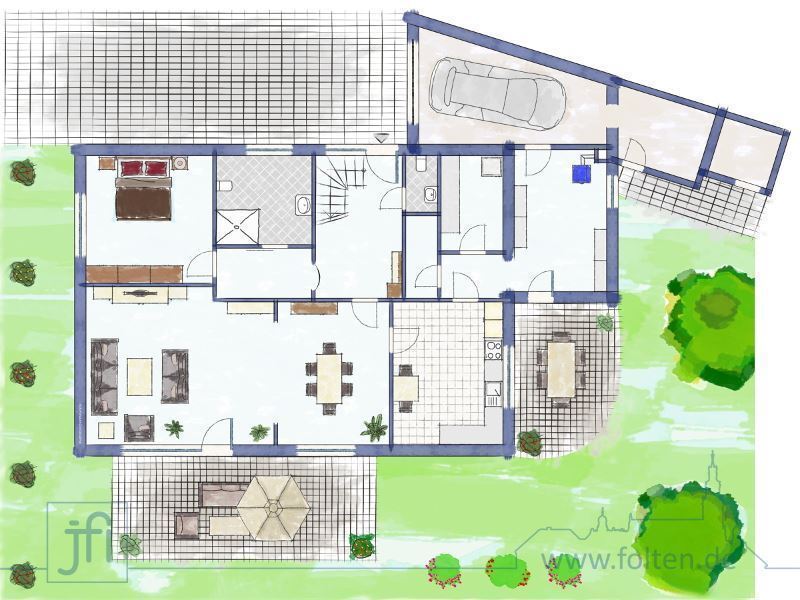 Einfamilienhaus zum Kauf 274.500 € 6 Zimmer 163 m²<br/>Wohnfläche 630 m²<br/>Grundstück Holtland-Nücke Holtland 26835