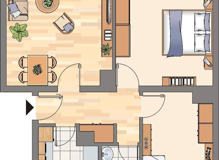 Wohnung zur Miete 523 € 3 Zimmer 65 m² 1. Geschoss Gudrunstraße 136 Wickede Dortmund 44319