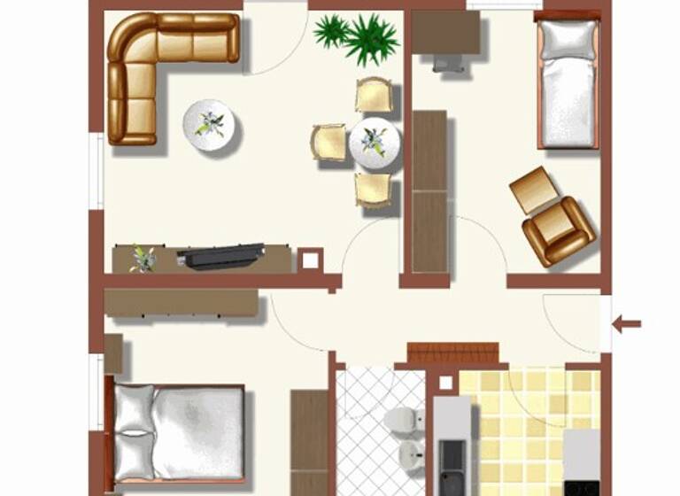 Wohnung zur Miete 541 € 3 Zimmer 60,2 m² 1. Geschoss frei ab 13.05.2026 Friedrich-Voith-Str. 12 Innenstadt Heidenheim 89522