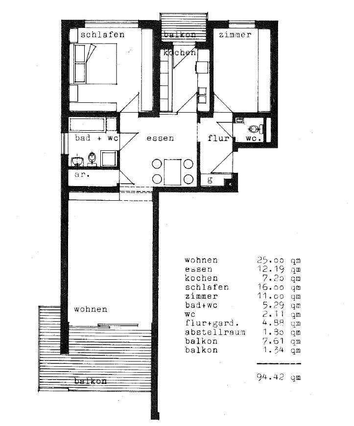 Wohnung zur Miete 1.100 € 3 Zimmer 94 m²<br/>Wohnfläche 4.<br/>Geschoss St. Jobst Nürnberg 90491