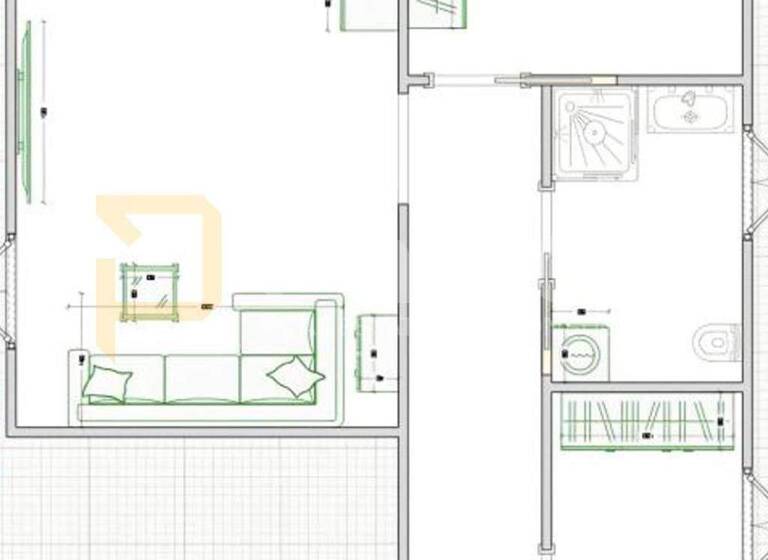 Wohnung zur Miete 1.100 € 2 Zimmer 65 m² 4. Geschoss Split
