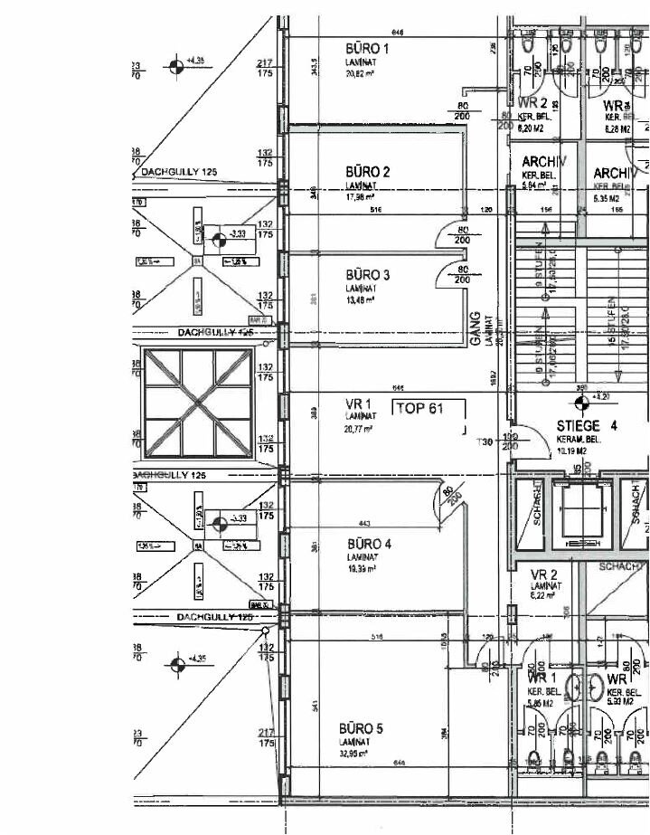 Bürofläche zur Miete 16,50 € 153 m²<br/>Bürofläche Mariahilfer Straße 103 Wien,Mariahilf 1060