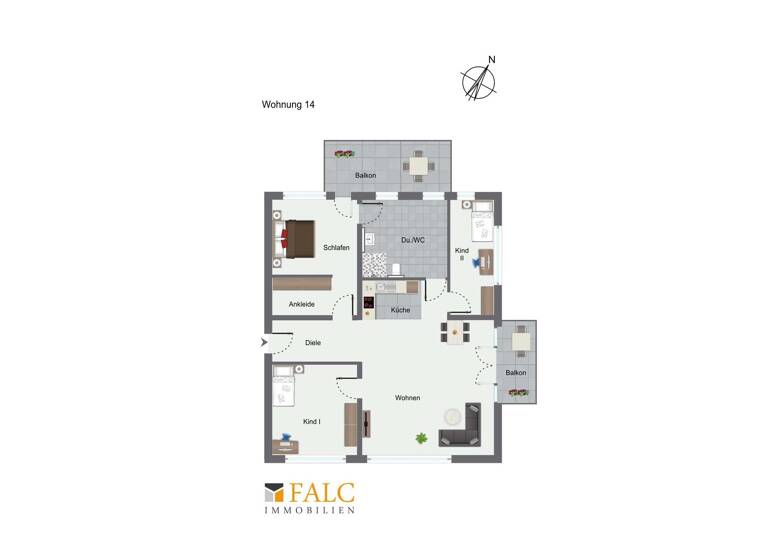 Wohnung zum Kauf provisionsfrei 460.000 € 4 Zimmer 134 m²<br/>Wohnfläche 3.<br/>Geschoss Wald Solingen 42719