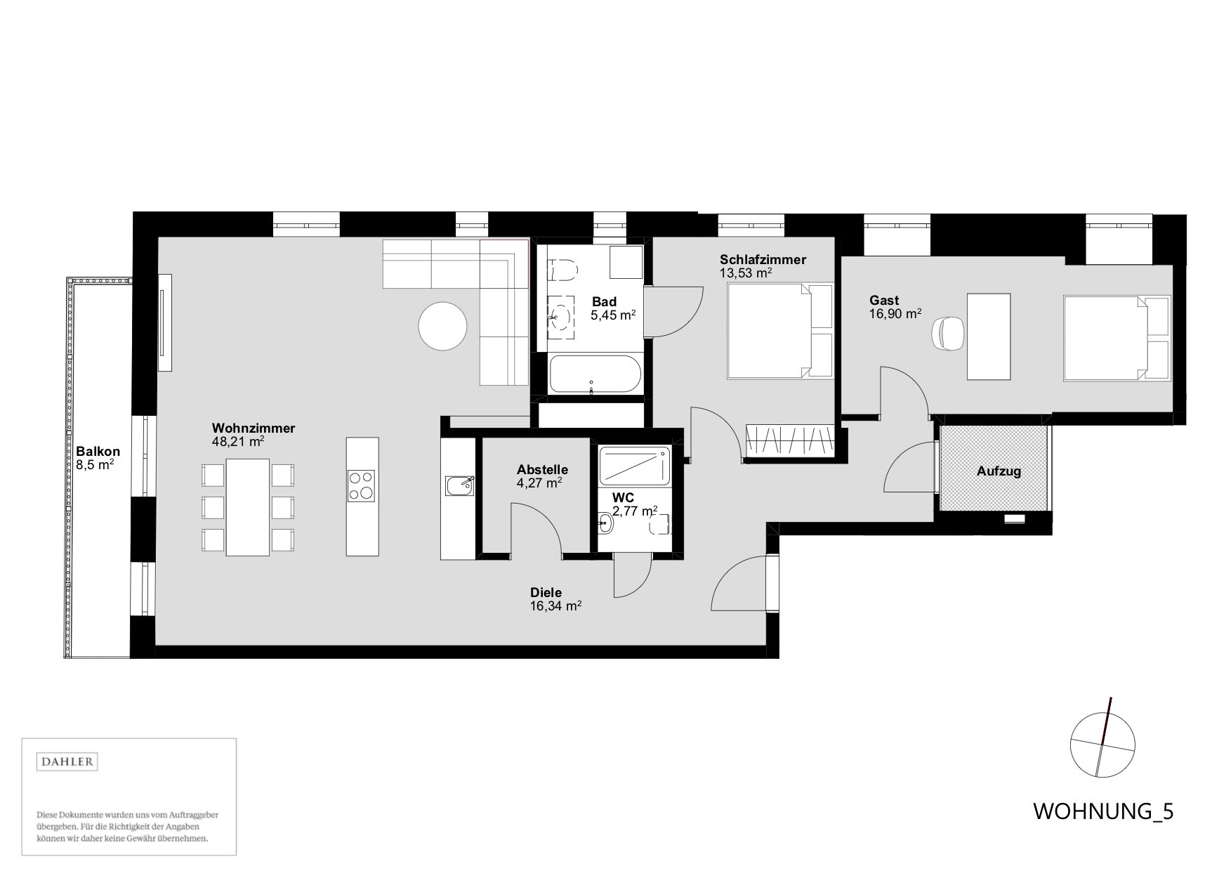 Wohnung zum Kauf provisionsfrei 815.000 € 3 Zimmer 111,7 m²<br/>Wohnfläche 1.<br/>Geschoss Entfelden Reit im Winkl 83242