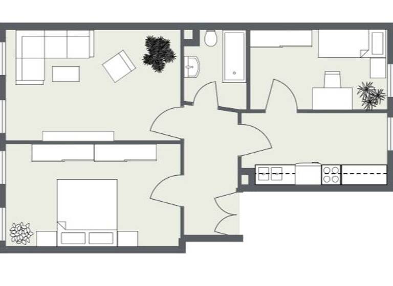 Wohnung zum Kauf 159.000 € 3 Zimmer 61,7 m²<br/>Wohnfläche 2.<br/>Geschoss Stötteritz Leipzig 04299