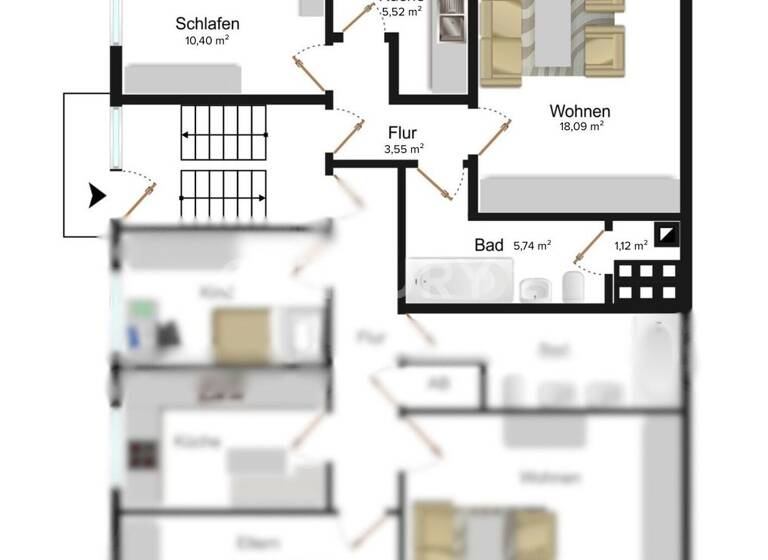 Wohnung zum Kauf 149.000 € 2 Zimmer 47,1 m² EG Materborn Kleve - Materborn 47533